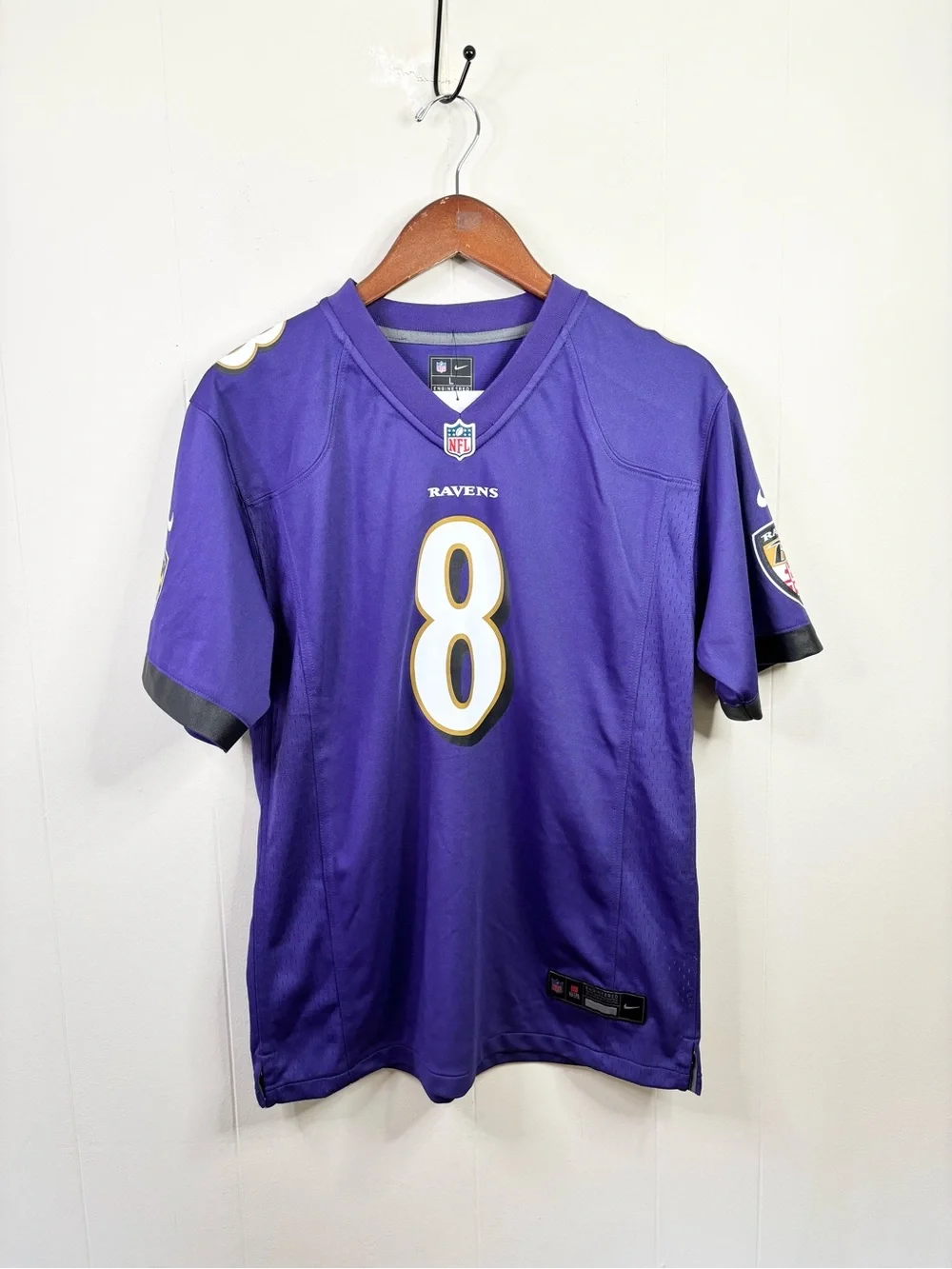 Baltimore Ravens Youth Derrick Henry #22 purple Jersey Size L (14/16) NWT Nike